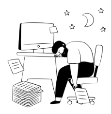 overworked developer